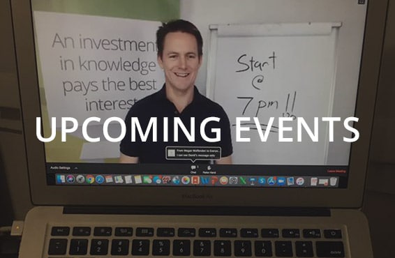 Upcoming events